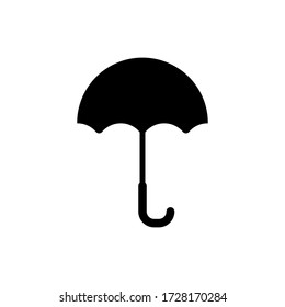 Umbrella icon vector on white background