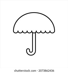 Umbrella icon vector on white backround. EPS 10