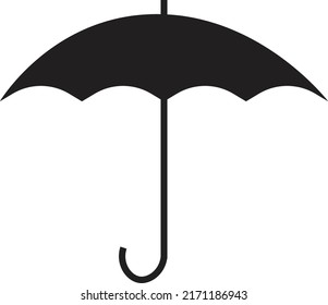 Umbrella icon vector on the white background . Umbrella symbol 