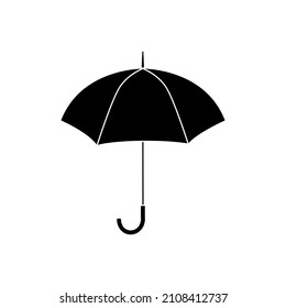 Umbrella icon vector. rain illustration sign. weather symbol or logo.