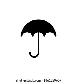 Umbrella icon vector. umbrella sign icon