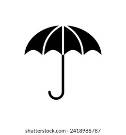 Umbrella icon vector. umbrella sign icon