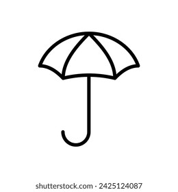 Umbrella icon vector. umbrella sign icon