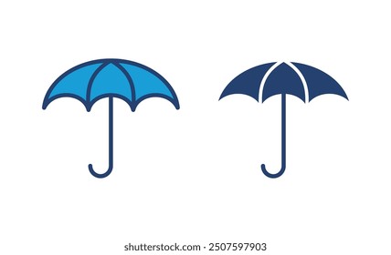 Umbrella icon vector. umbrella sign icon