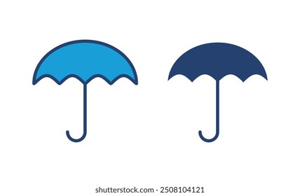 Umbrella icon vector. umbrella sign icon