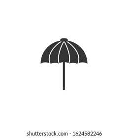 umbrella Icon vector sign isolated for graphic and web design. umbrella symbol template color editable on white background.