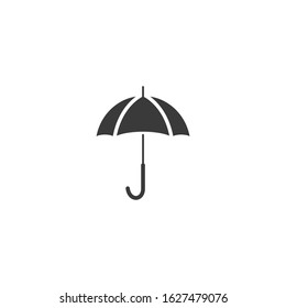 umbrella icon vector sign isolated for graphic and web design. umbrella symbol template color editable on white background.