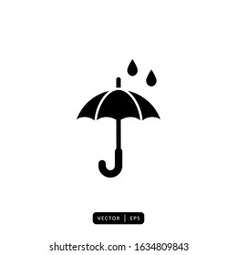 Umbrella Icon Vector - Sign or Symbol