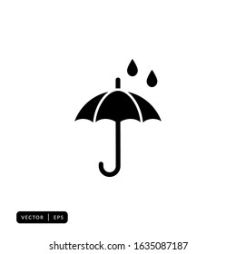 Umbrella Icon Vector - Sign or Symbol