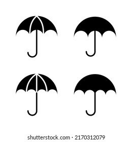 Umbrella icon vector. umbrella sign and symbol