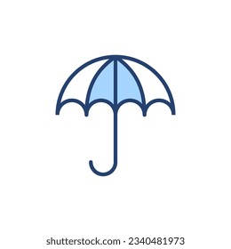 Umbrella icon vector. umbrella sign and symbol