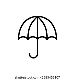 Umbrella icon vector. umbrella sign and symbol