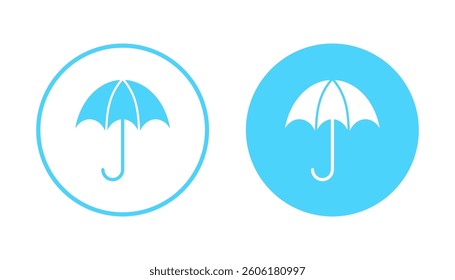 Umbrella icon vector. umbrella sign and symbol