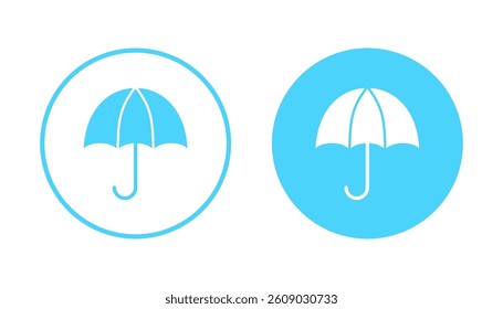 Umbrella icon vector. umbrella sign and symbol