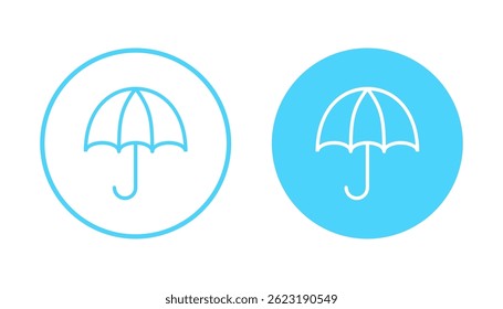 Umbrella icon vector. umbrella sign and symbol