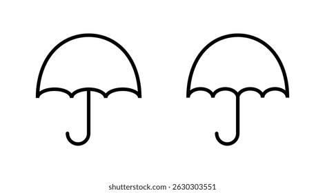 Umbrella icon vector. umbrella sign and symbol