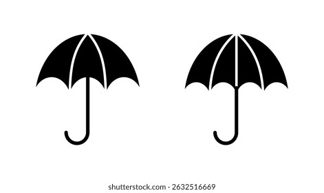 Umbrella icon vector. umbrella sign and symbol