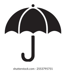 Umbrella icon vector silhouette. Eps 10