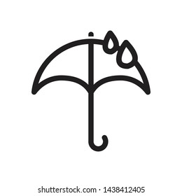 umbrella icon vector simple design
