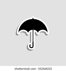 Umbrella  icon - vector  sticker