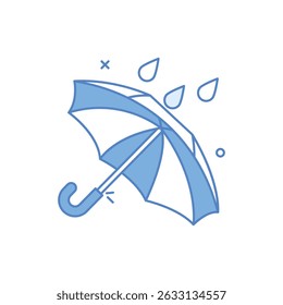 Umbrella Icon vector stock illustration