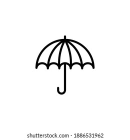 umbrella icon vector, umbrella symbol vector