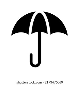 Icono del paraguas Icono Ilustración del diseño del vector