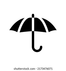 Icono del paraguas Icono Ilustración del diseño del vector