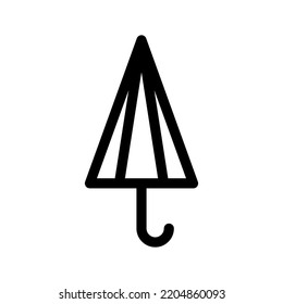 Icono del paraguas Icono Ilustración del diseño del vector