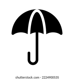Icono del paraguas Icono Ilustración del diseño del vector