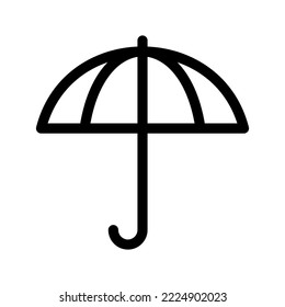 Icono del paraguas Icono Ilustración del diseño del vector