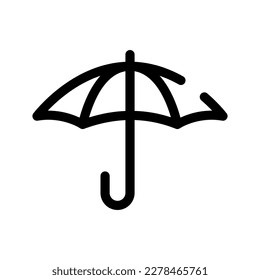 Umbrella Icon Vector Symbol Design Illustration