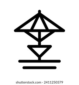 Umbrella Icon Vector Symbol Design Illustration