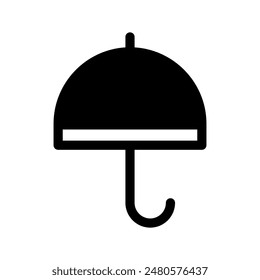 Umbrella Icon Vector Symbol Design Illustration