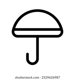 Ilustração de design de símbolo de vetor de ícone de guarda-chuva