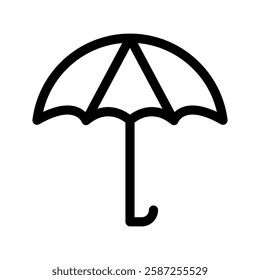 Umbrella Icon Vector Symbol Design Illustration