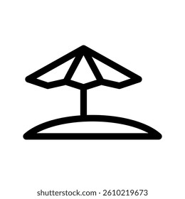 Umbrella Icon Vector Symbol Design Illustration
