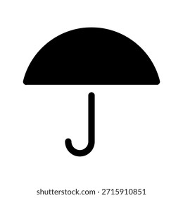 Ilustración de diseño de símbolo de Vector de icono de paraguas