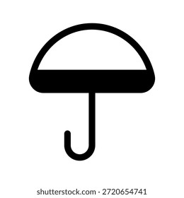 Ilustración de diseño de símbolo de Vector de icono de paraguas