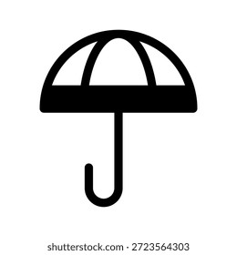 Umbrella Icon Vector Symbol Design Illustration