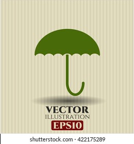 umbrella icon vector symbol flat eps jpg app web concept website