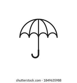 umbrella icon vector template illustration design