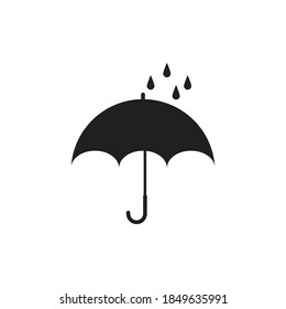 umbrella icon vector template illustration design