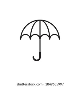 umbrella icon vector template illustration design