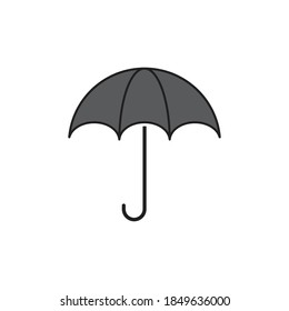 umbrella icon vector template illustration design