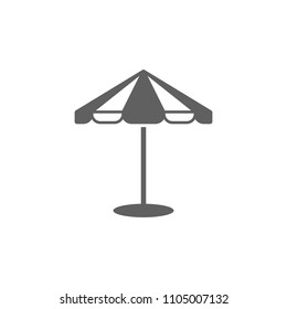 Umbrella icon vector in trendy flat style isolated on white background