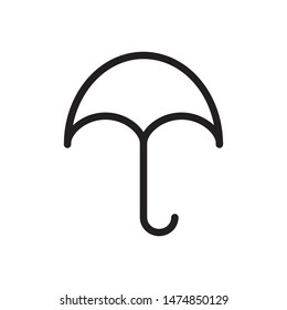 umbrella icon  vector trendy flat design