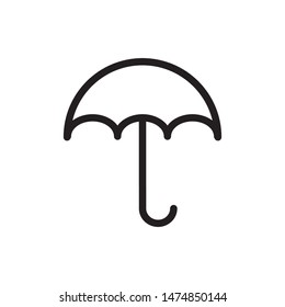 umbrella icon  vector trendy flat design