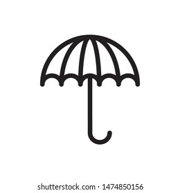 umbrella icon  vector trendy flat design