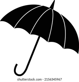 Umbrella icon vector. white background